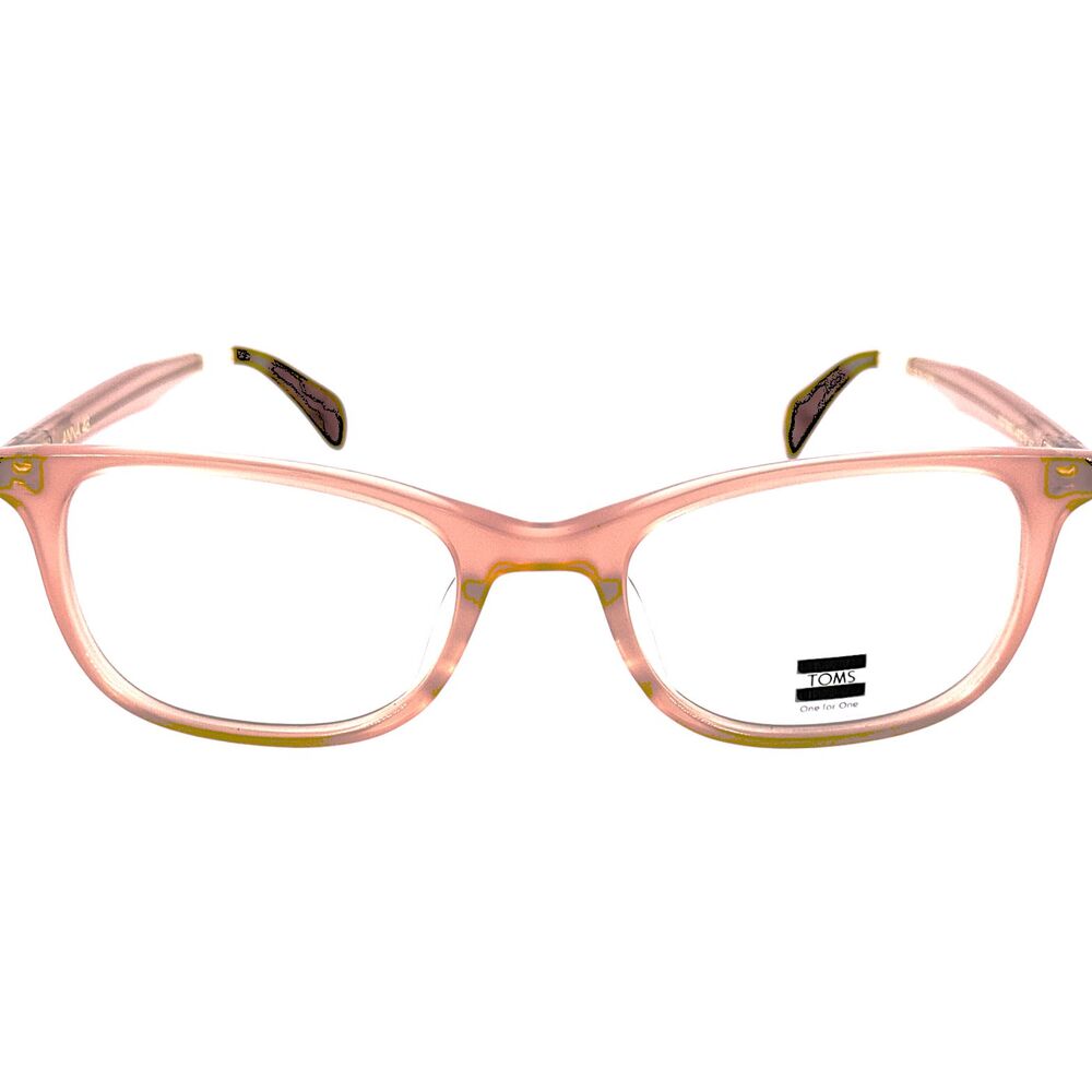 TOMS Anna 48 Womens Plastic Eyeglass Frame 1983 Milky Pink 48-19 - Picture 3 of 5